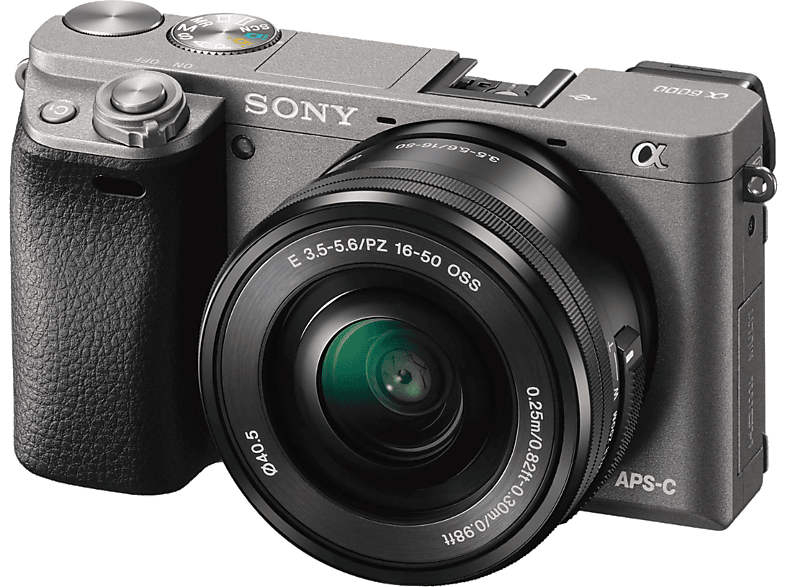 SONY Hybride camera Alpha 6000 Graphite + 16-50 mm (ILCE6000LH)