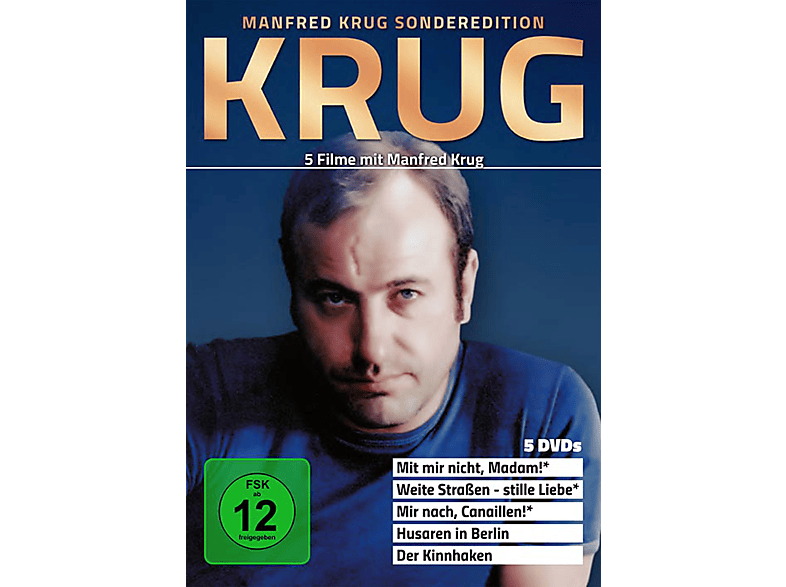 Manfred Krug - 5er Schuber DVD Krug Manfred - 80 Jahre