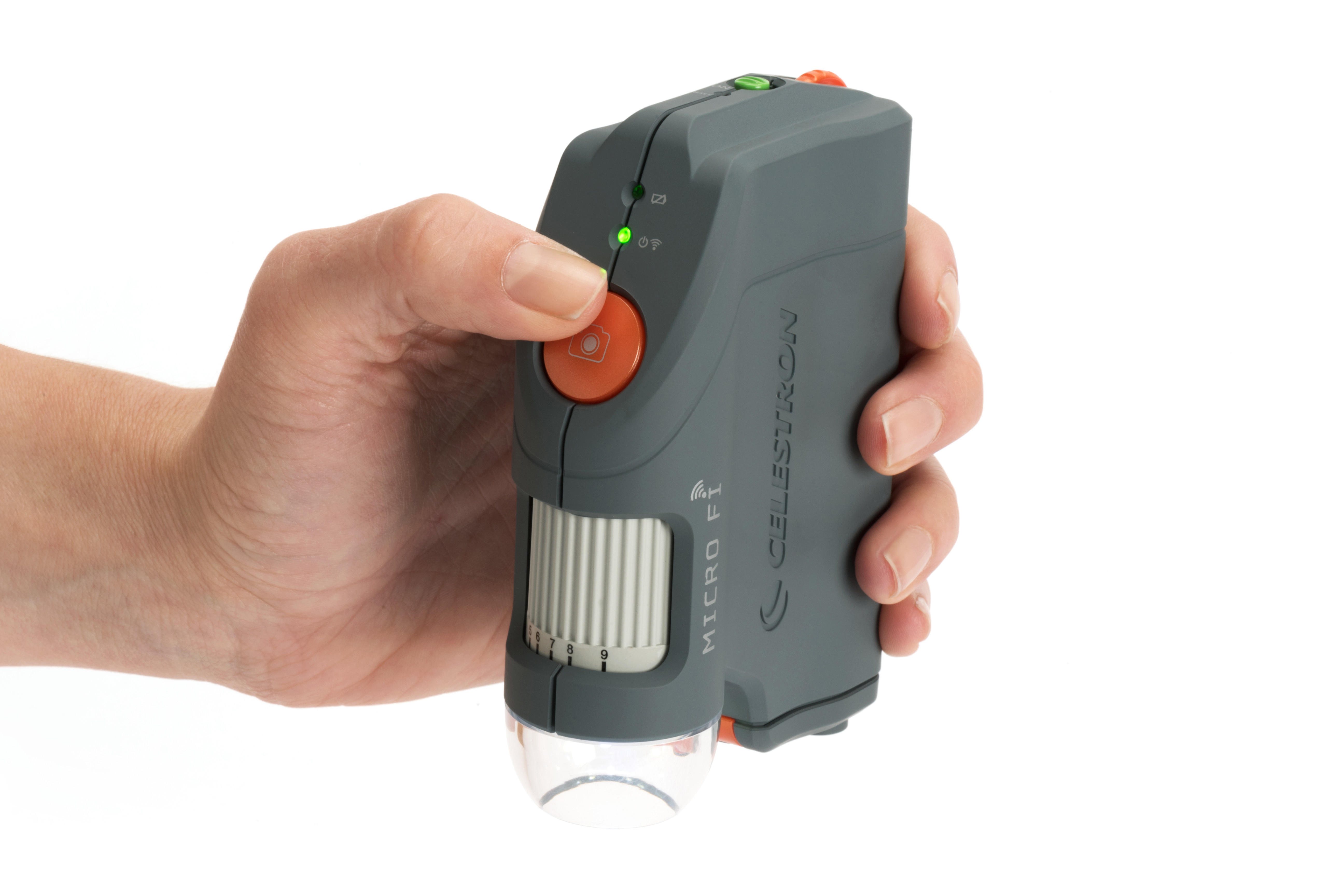 CELESTRON 822533 Micro-Fi Handheld, Mikroskop mit Wifi, Grau