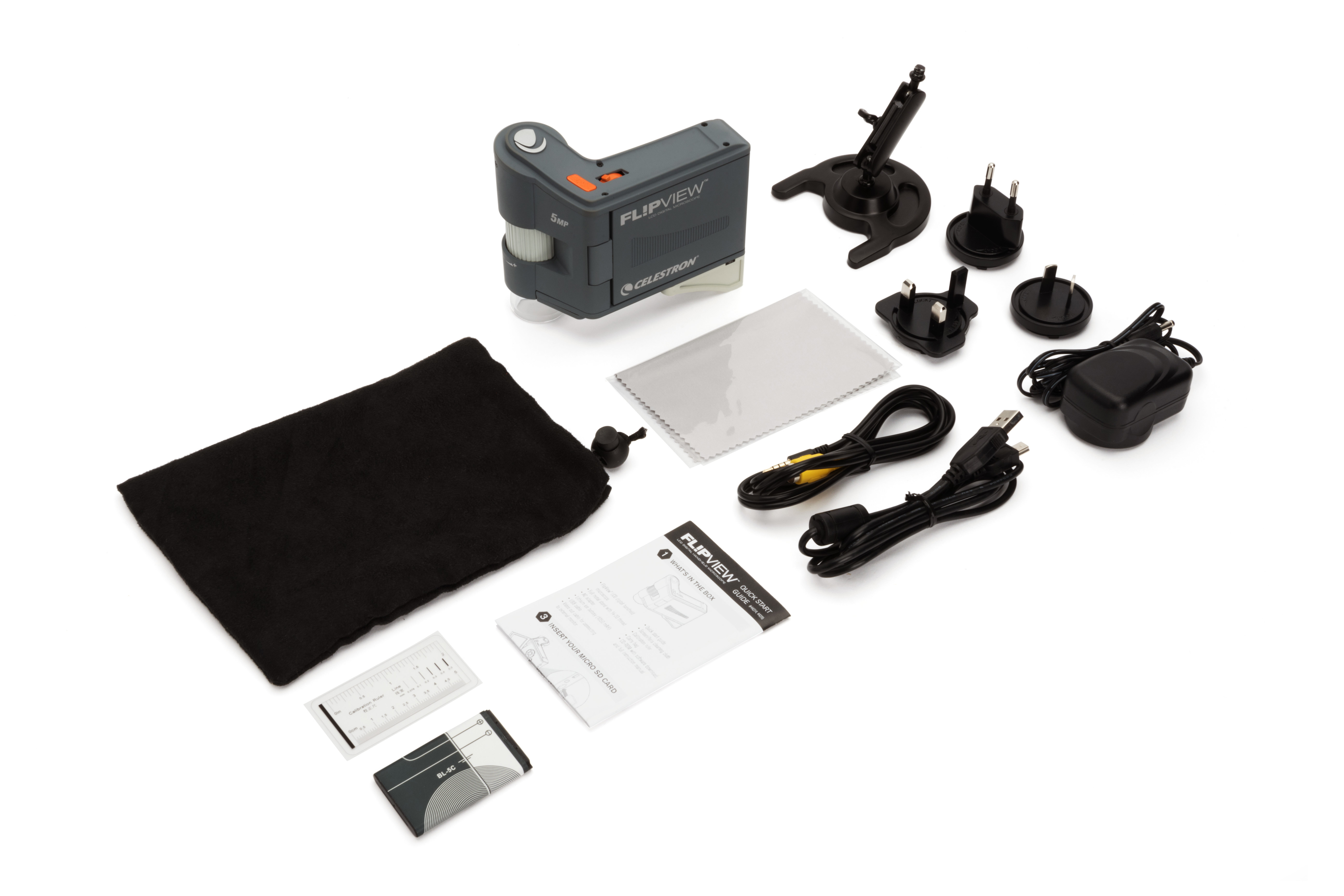 CELESTRON 822534 FlipView, Handheld LCD Mikroskop , Grau