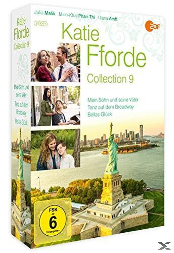 DVD-Cover mit Bildern von Menschen und der Freiheitsstatue. Der Text lautet 'Katie Fforde Collection 9'.
