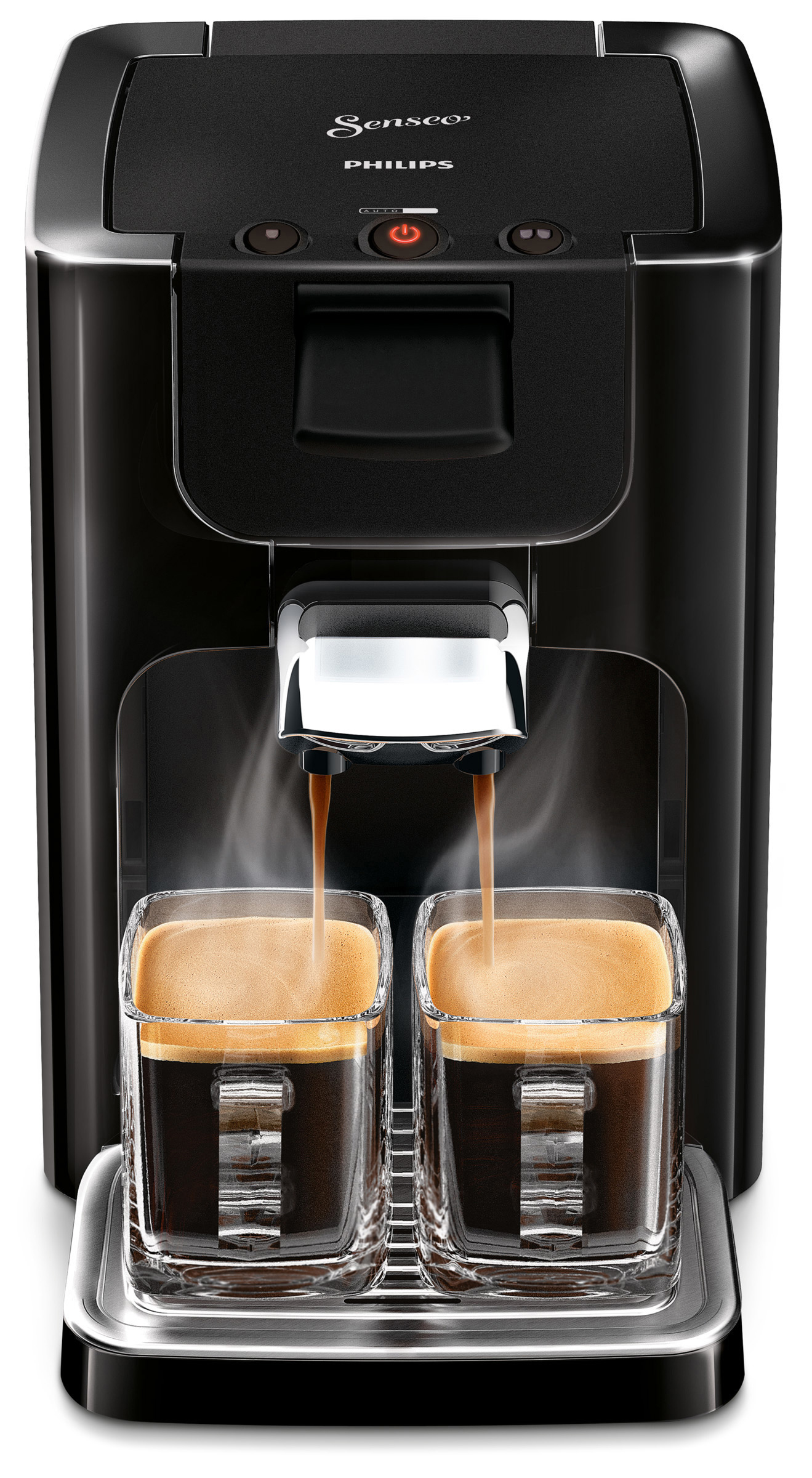 PHILIPS HD7865/60 SENSEO® Quadrante Kaffeepadmaschie, Klavierlackschwarz