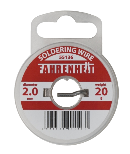 FAHRENHEIT 55136 Forrasztóón 2mm, 20g