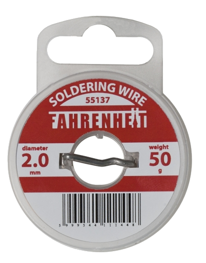 FAHRENHEIT 55137 Forrasztóón 2mm, 50g