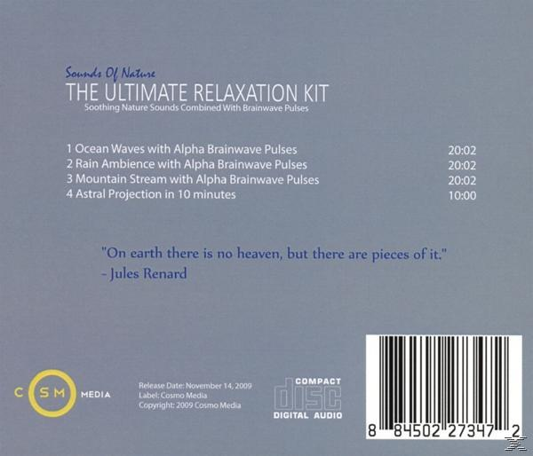 Relaxing Sounds Of Nature - The Ultimate Relaxation Kit (Ocean Waves, Rain Ambience, Mountain Stream)  - (CD)