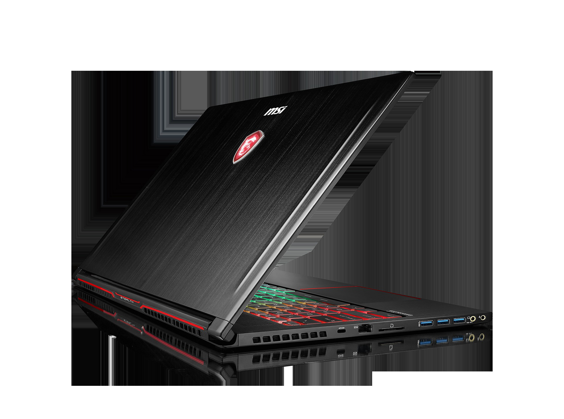 MSI GS63VR 7RG-006DE Stealth Pro - 15,6 Zoll - Intel® Core™ i7 i7-7700HQ - 16 GB - 256 GB - NVIDIA GeForce® GTX 1070 - Windows 10 Home (64 Bit)