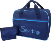 Design Tasche für Nähmaschinen Blau/Türkis