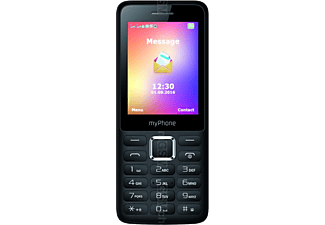 MYPHONE 6310 2G fekete nyomógombos kártyafüggetlen mobiltelefon