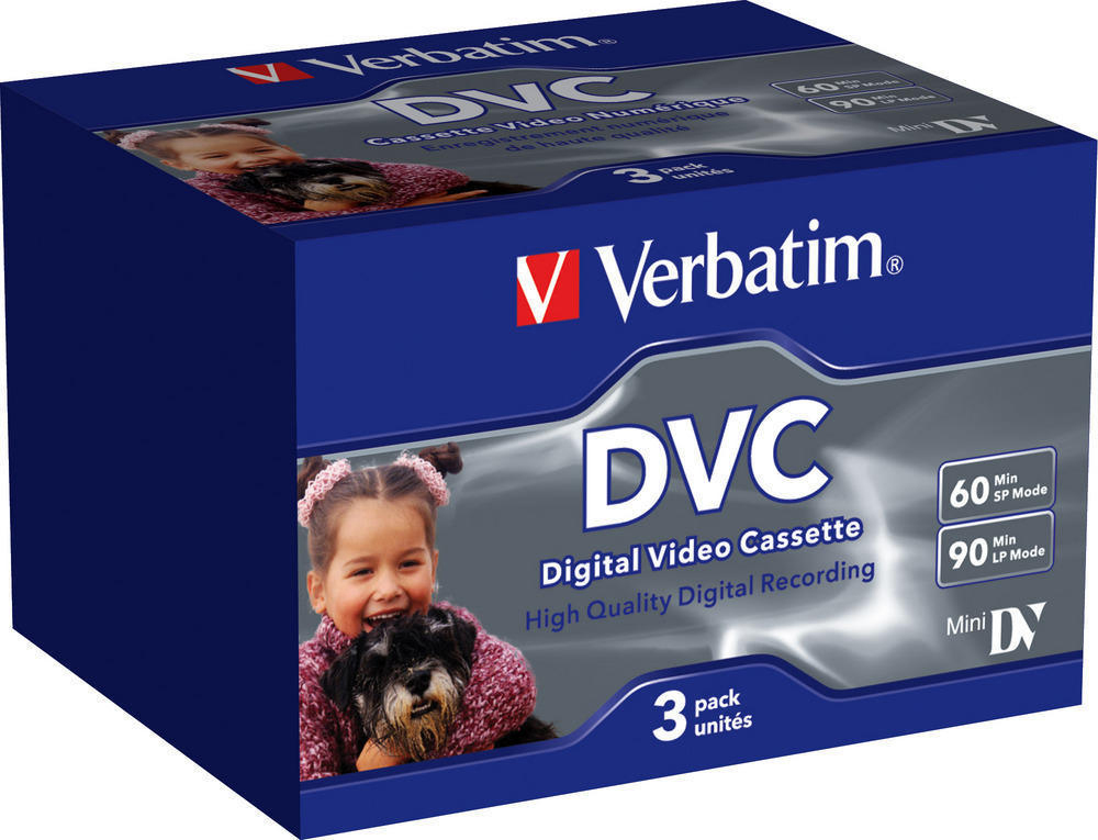 VERBATIM 47651 Mini DVC 60Min. 3er Pack