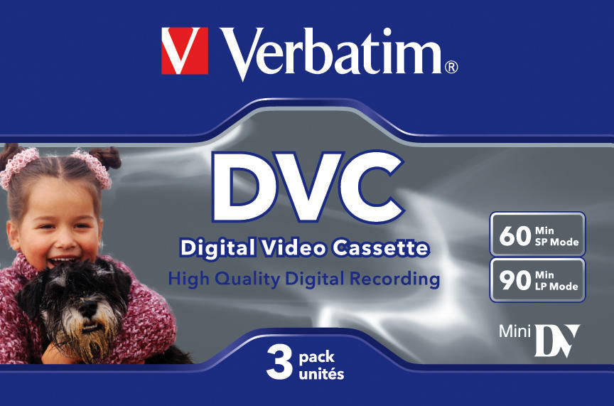 VERBATIM 47651 Mini DVC 60Min. 3er Pack