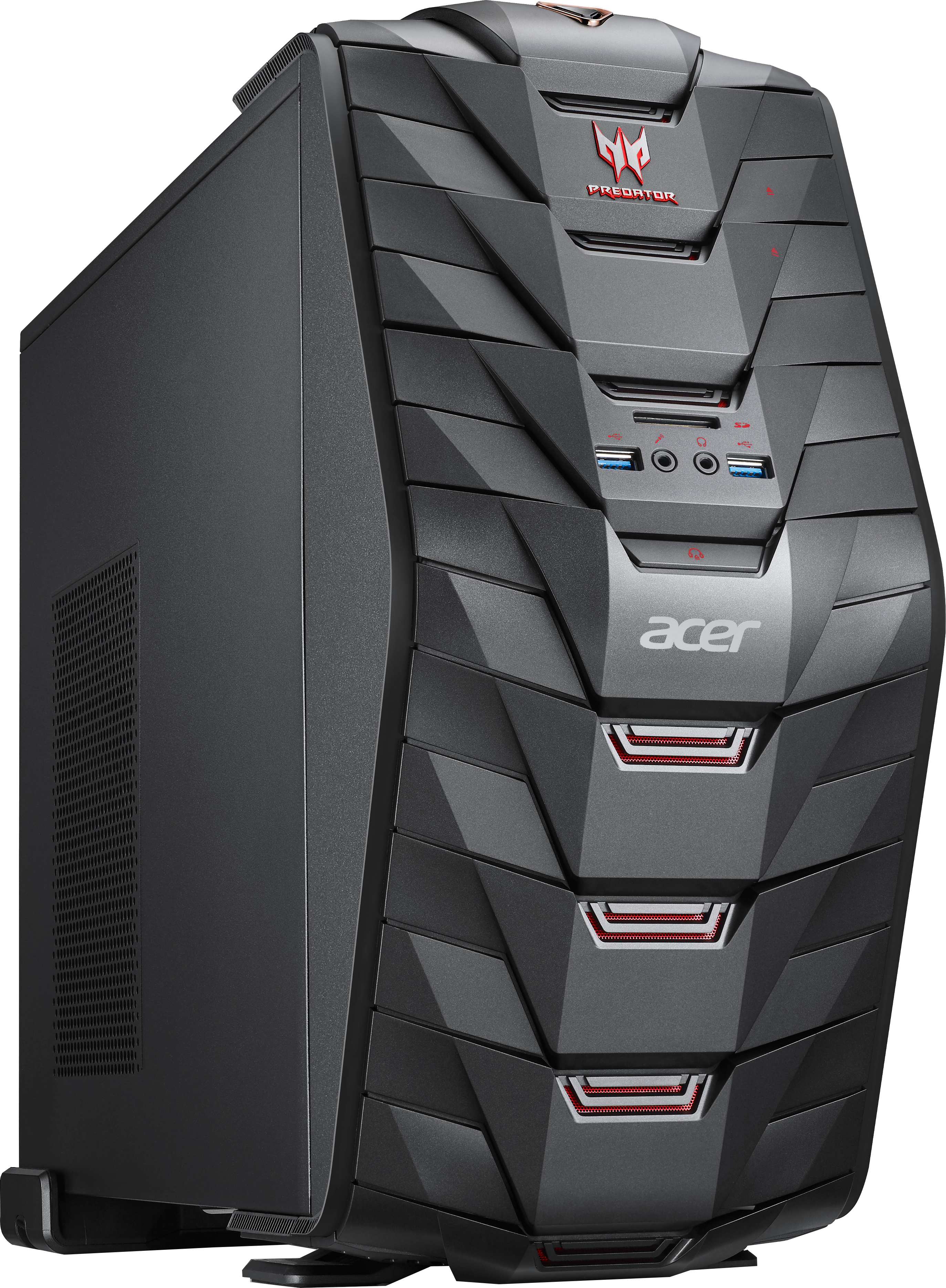 ACER Gaming PC Desktop PC Predator G3-710 (DG.E08EV.005) Gaming-PC, Intel® Core™ i7-7700 Prozessor
(8M Cache, bis zu 4.20 GHz), 16 GB RAM HDD, Schwarz