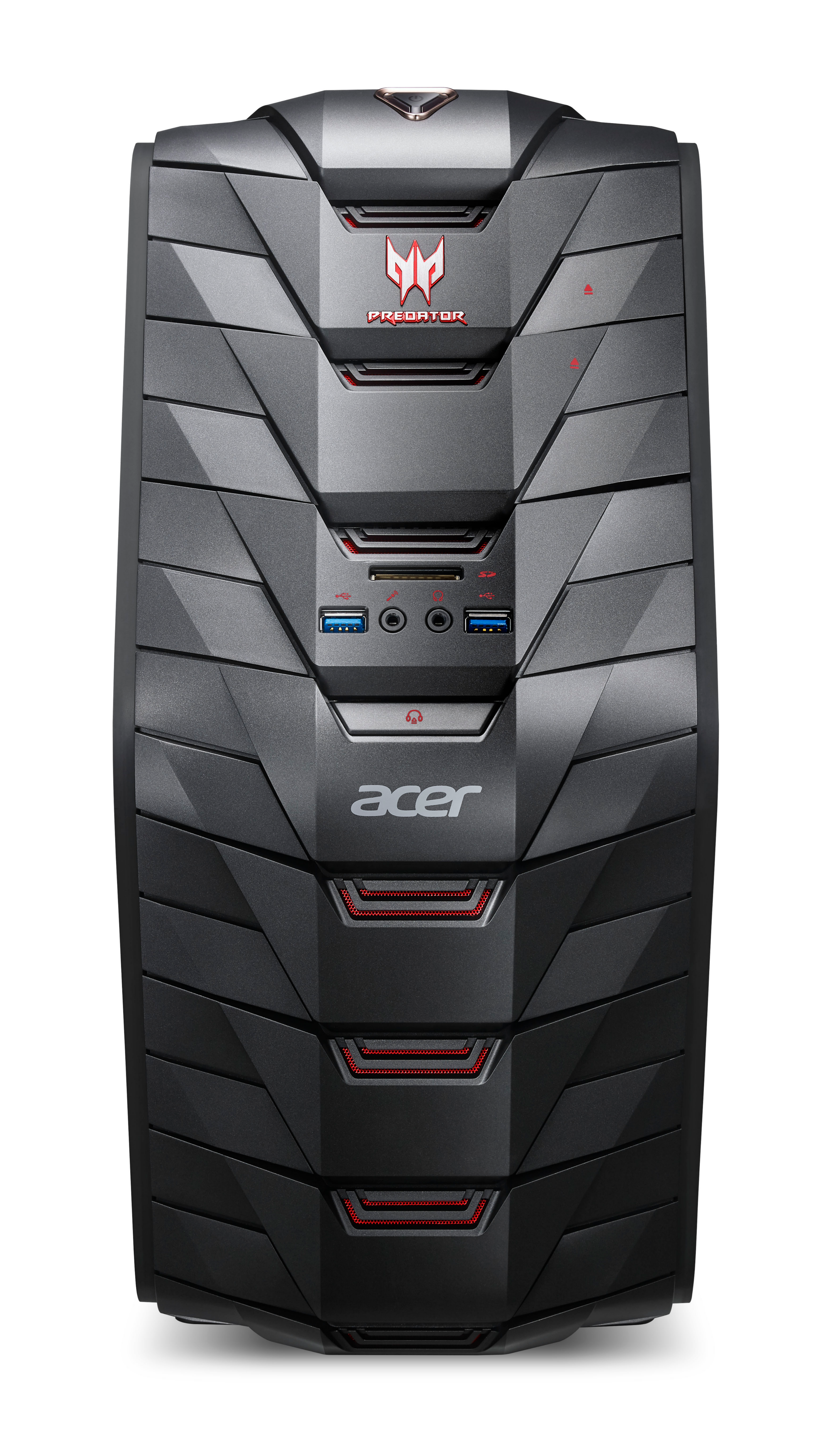 ACER Gaming PC Desktop PC Predator G3-710 (DG.E08EV.005) Gaming-PC, Intel® Core™ i7-7700 Prozessor
(8M Cache, bis zu 4.20 GHz), 16 GB RAM HDD, Schwarz