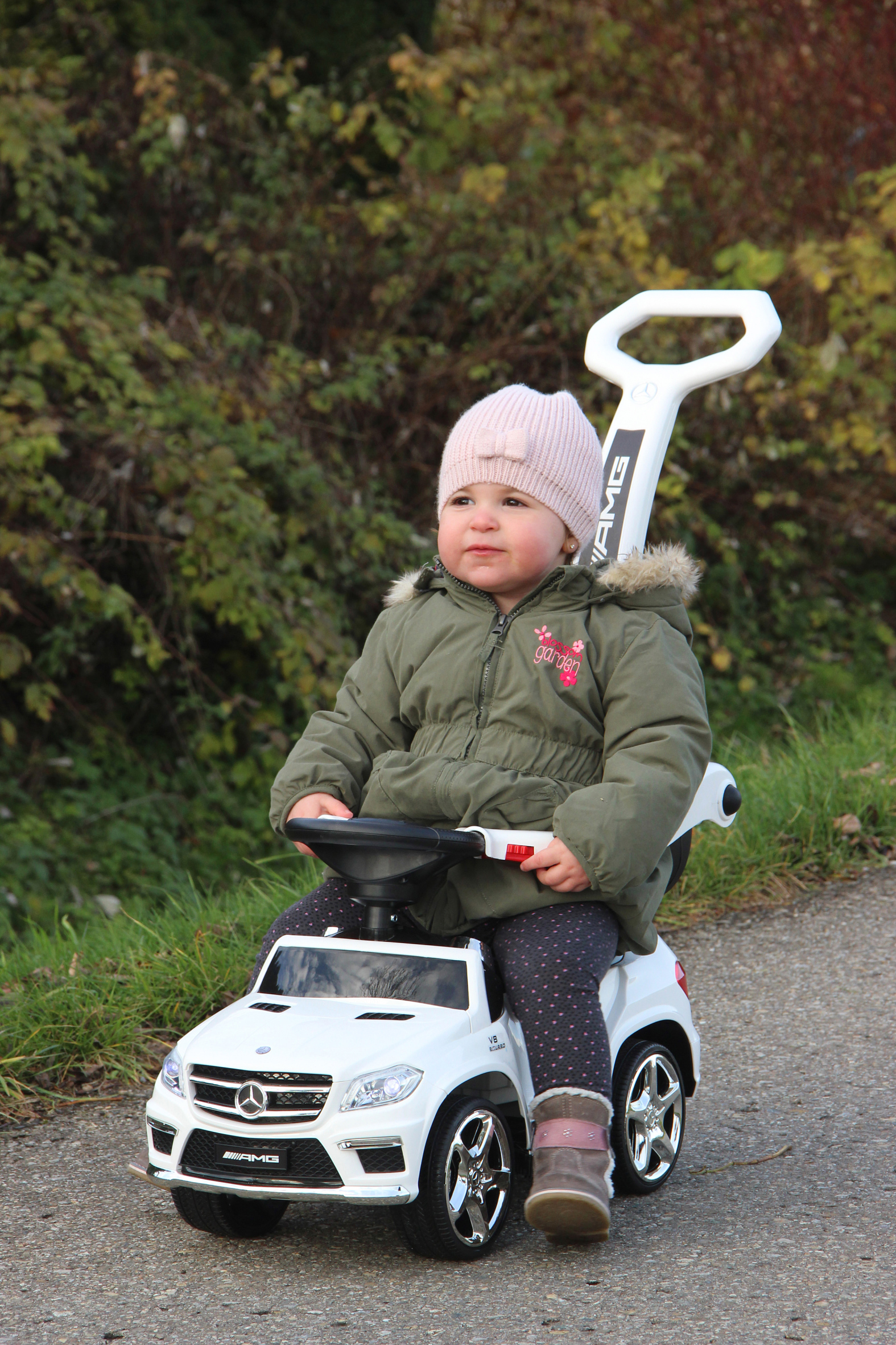 JAMARA KIDS Mercedes GL63AMG 2in1 Rutscher Weiß