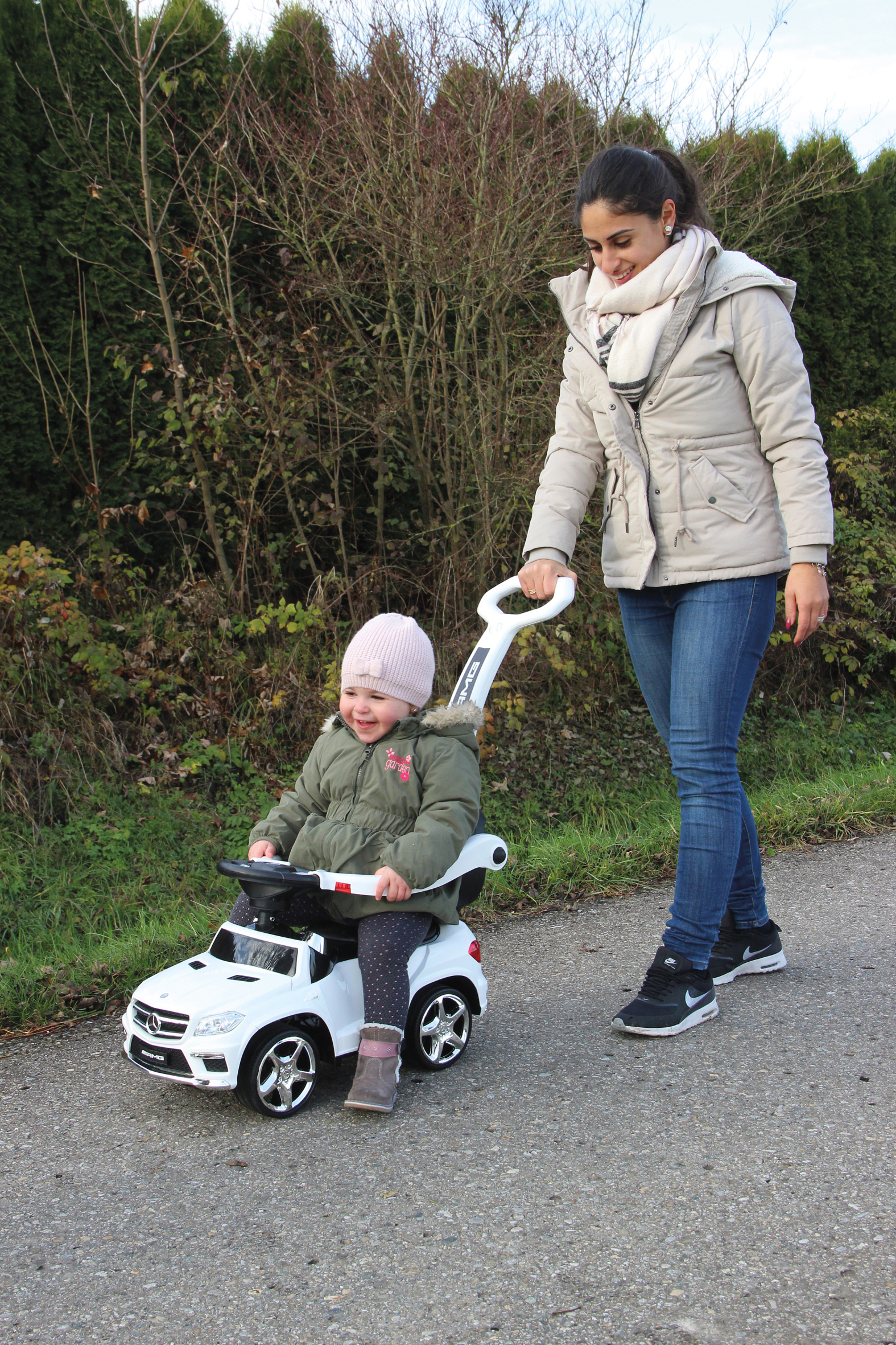 JAMARA KIDS Mercedes GL63AMG 2in1 Rutscher Weiß