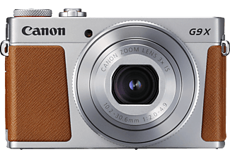 CANON PowerShot G9 X Mark II - Kompaktkamera Silber/Braun