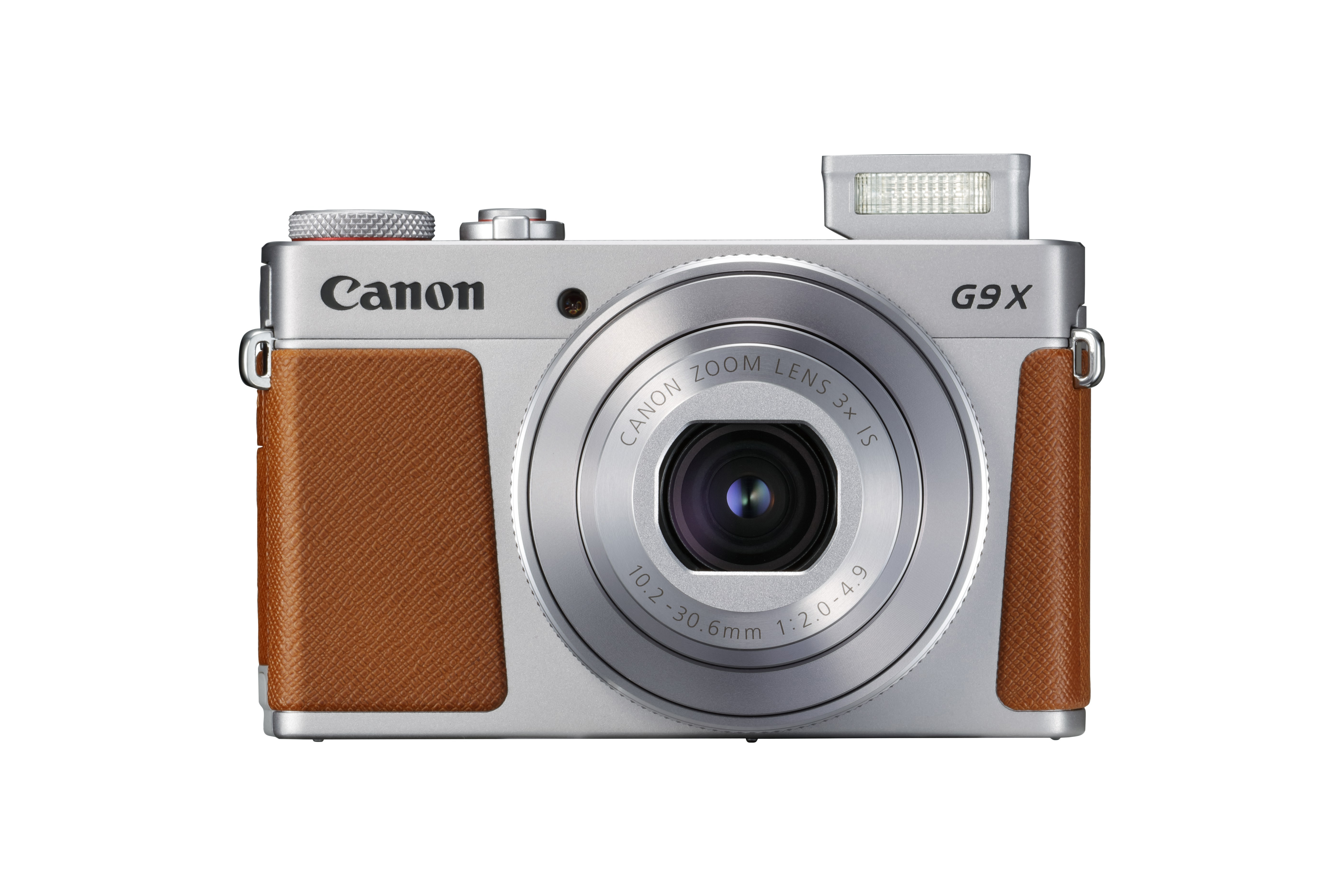 CANON PowerShot G9 X Mark II Digitalkamera Silber/Braun, 3fach opt. Zoom, Touchscreen-LCD (TFT), WLAN