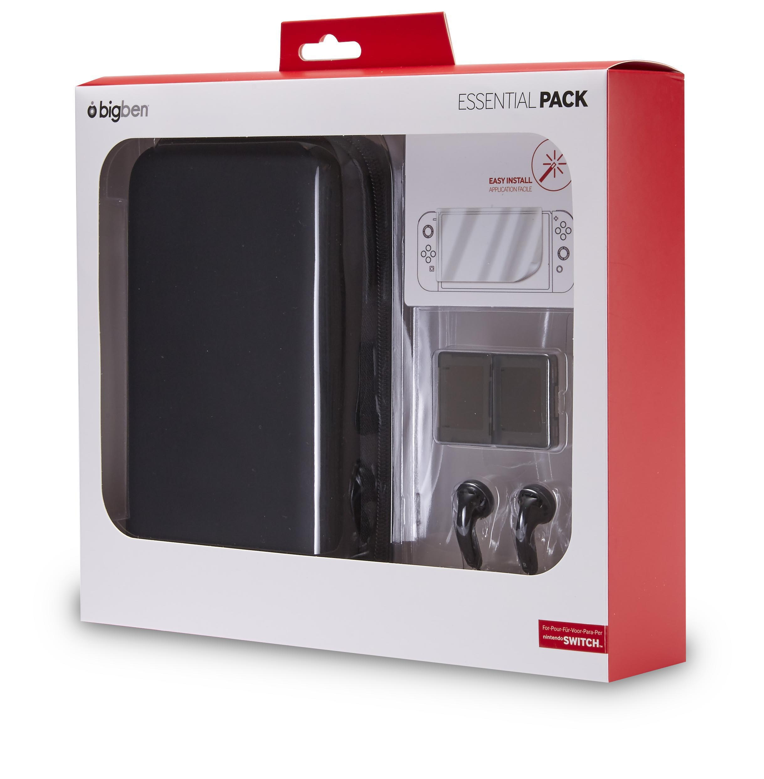 BIGBEN SWITCH™ Starter Pack 1 Nintendo Switch Zubehör-Set, Schwarz