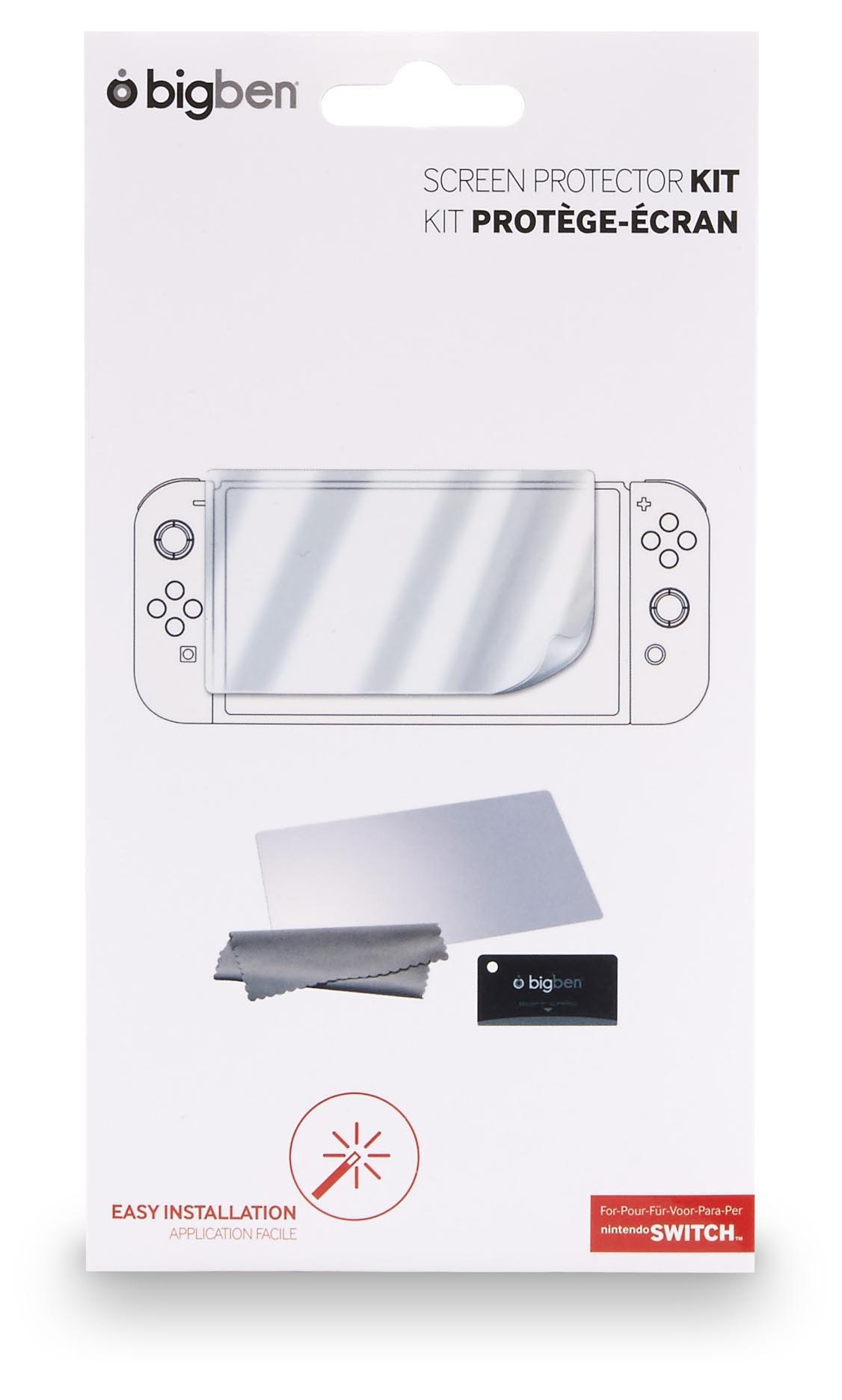Nintendo Switch Switch™ Kit Schutzfolie, BIGBEN Transparent Protection
