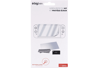 BIG BEN bigben Nintendo Switch Protection Kit - Pellicola protettiva per Nintendo Switch - Trasparente - Pellicola protettiva per Nintendo Switch (Trasparente)