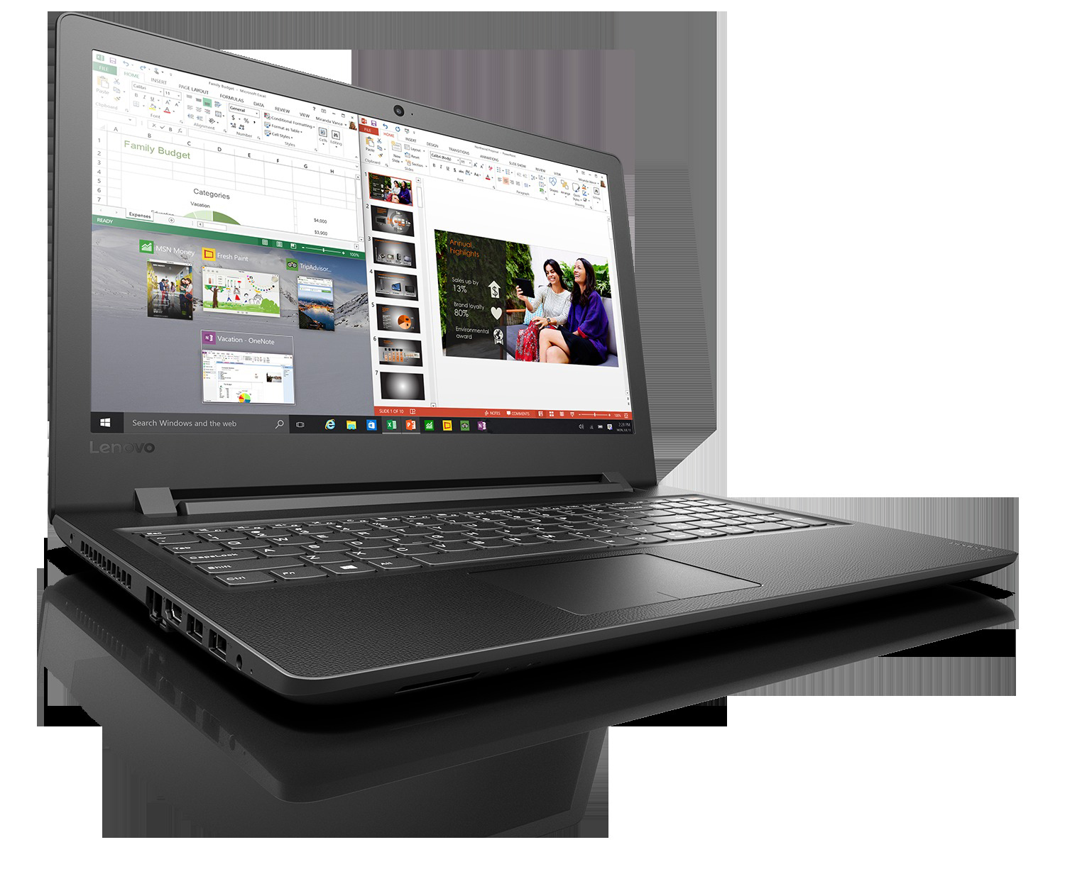 LENOVO IdeaPad 110 - 15,6 Zoll - Intel® Core™ i3 i3-6006U - 4 GB - 1 TB - Intel® HD 520 - Windows 10 (64 Bit)
