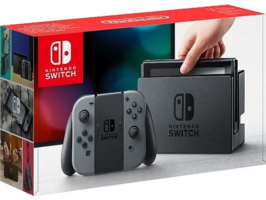 Consola - Nintendo Switch, 6.2", Joy-Con, Gris