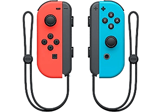 NINTENDO Switch Paire de manettes Joy-Con rouge néon/bleu néon
