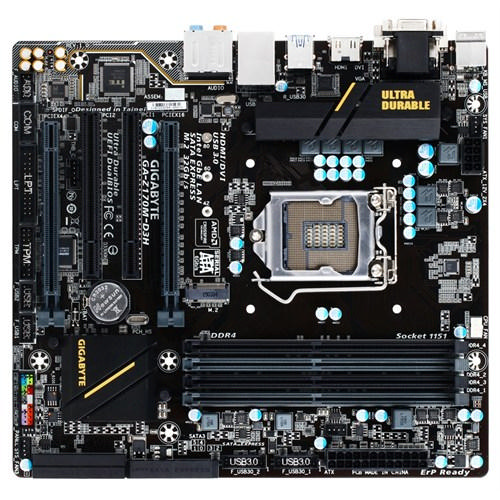 GIGABYTE Z170M-D3H Intel Z170 3466MHz(OC) DDR4 Soket 1151 mATX Anakart