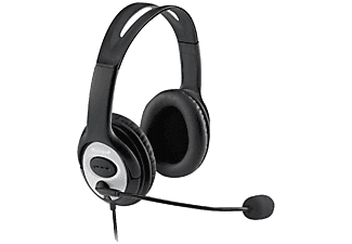 MICROSOFT Microsoft LifeChat LX-3000 - Headset - Con il pulsante muto - Nero - Cuffie con microfono (Wired, Binaurale, Over-ear, Nero)
