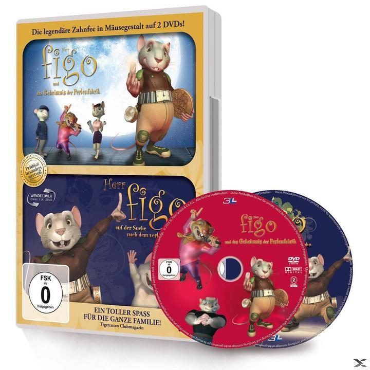 DVD-Hülle mit Cartoon-Mäusen. Die Vorderseite zeigt eine Mausfigur. Buntes Design. Deutscher Text.
