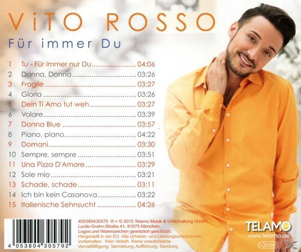 Vito Rosso - Für Immer Du  - (CD)