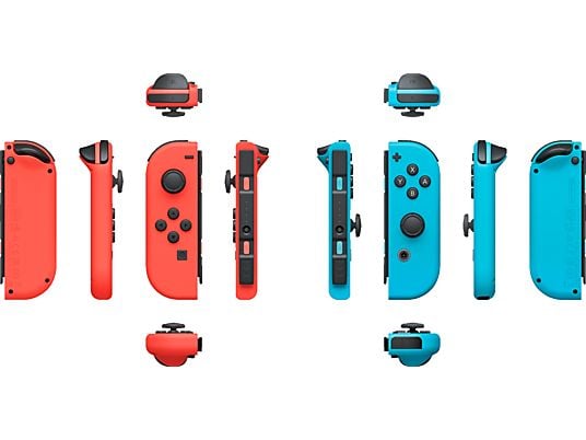 NINTENDO Switch Joy-Con - Contrôleur (Rouge neon/bleu neon)