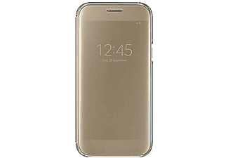 SAMSUNG EF-ZA720CFEGWW Gold A7 2017 Clear View Kılıf