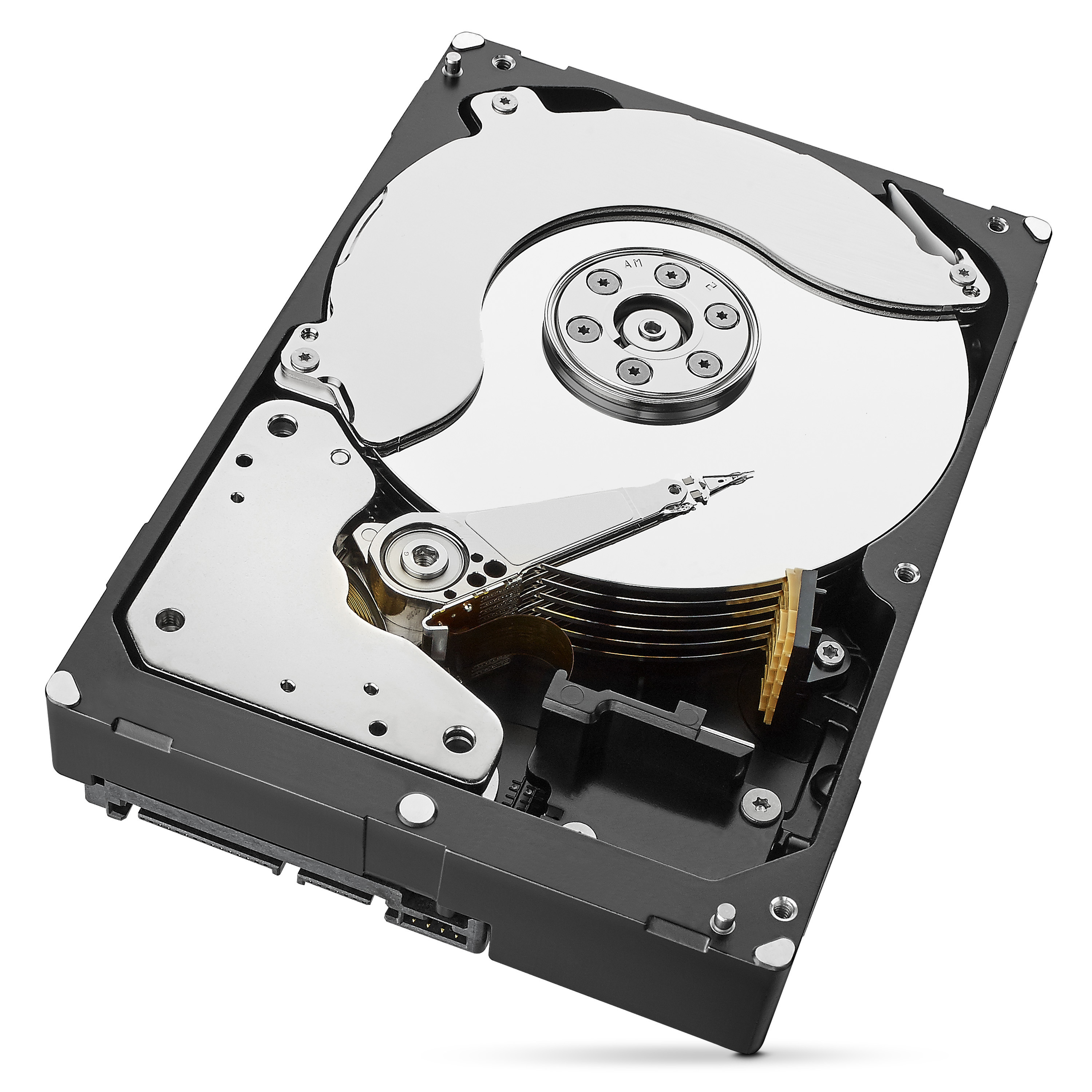 SEAGATE IronWolf Festplatte Bulk, 6 TB HDD SATA 6 Gbps, 3,5 Zoll, intern