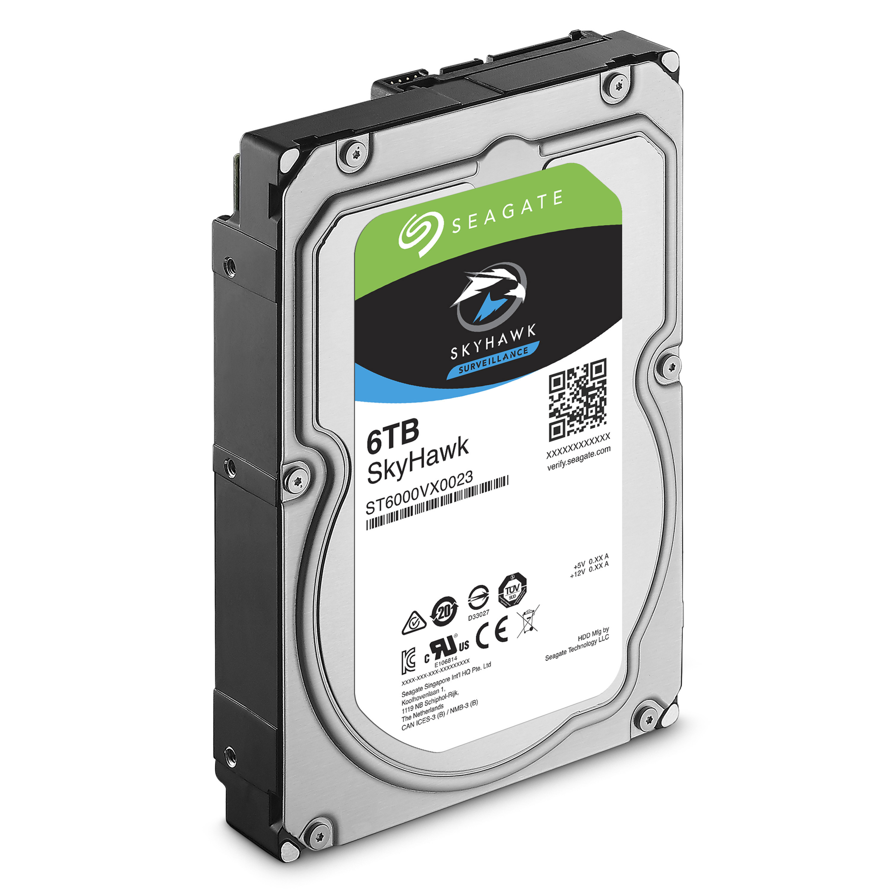 SEAGATE SkyHawk  Festplatte Bulk, 6 TB HDD SATA 6 Gbps, 3,5 Zoll, intern