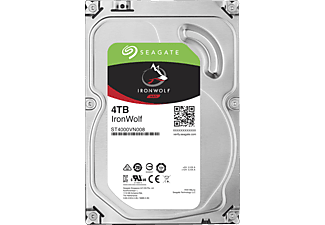 SEAGATE IRONWOLF 4TB - Disco rigido (HDD, 4 TB, Argento)