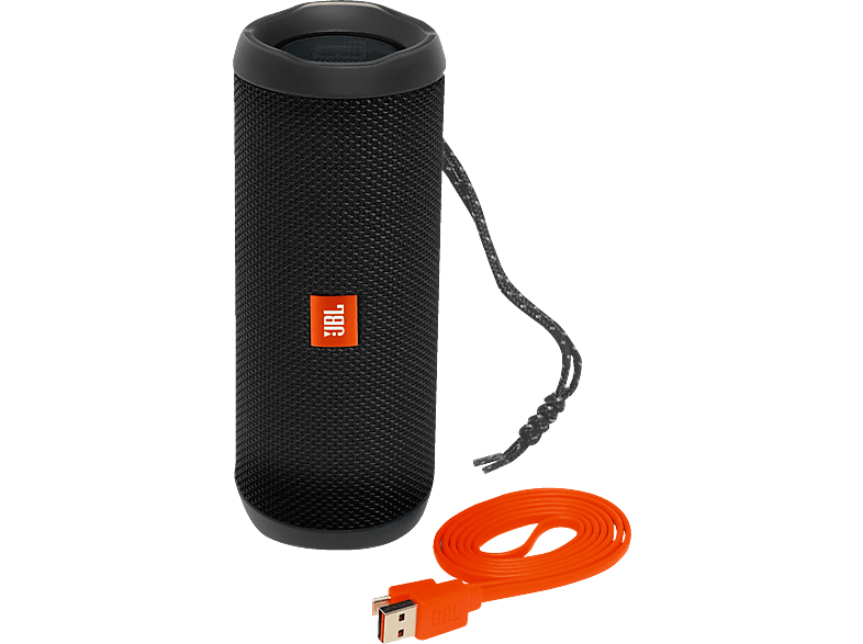 Atravesar construcción naval La risa Altavoz inalámbrico | JBL Flip 4, 16W, Bluetooth, Negro