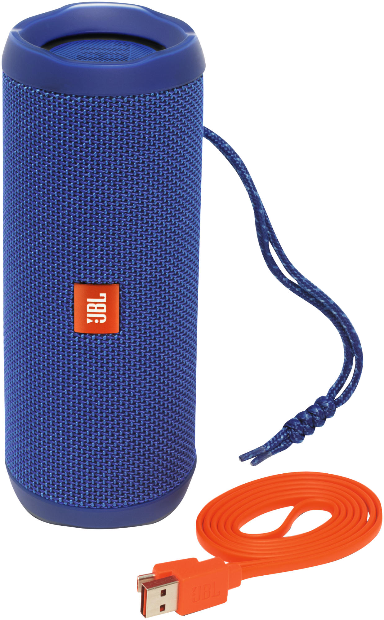 JBL Flip 4 Bluetooth Lautsprecher, Blau, Wasserfest