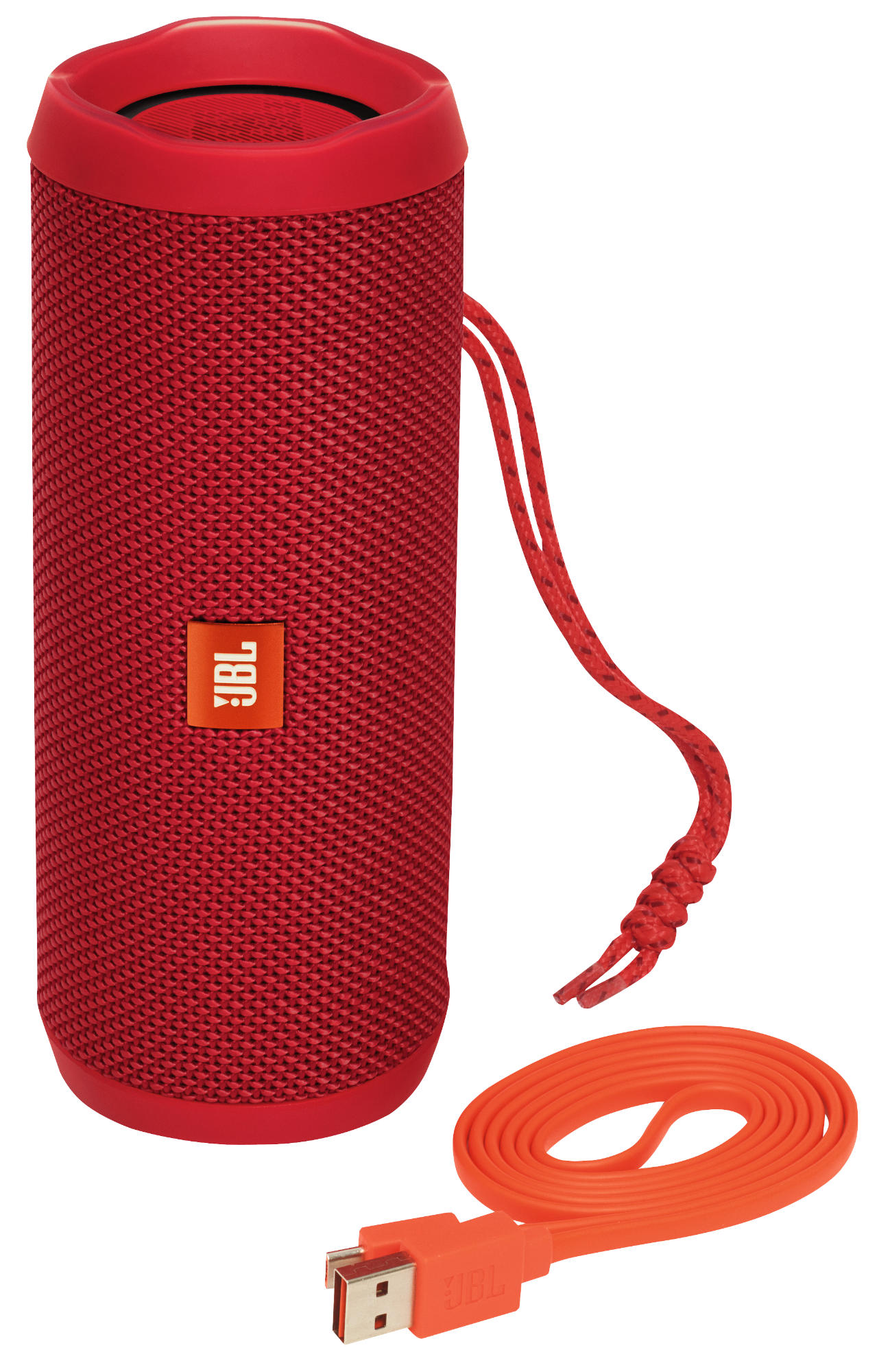 Altavoz inalámbrico - JBL Flip 4, 16W, Bluetooth, Rojo