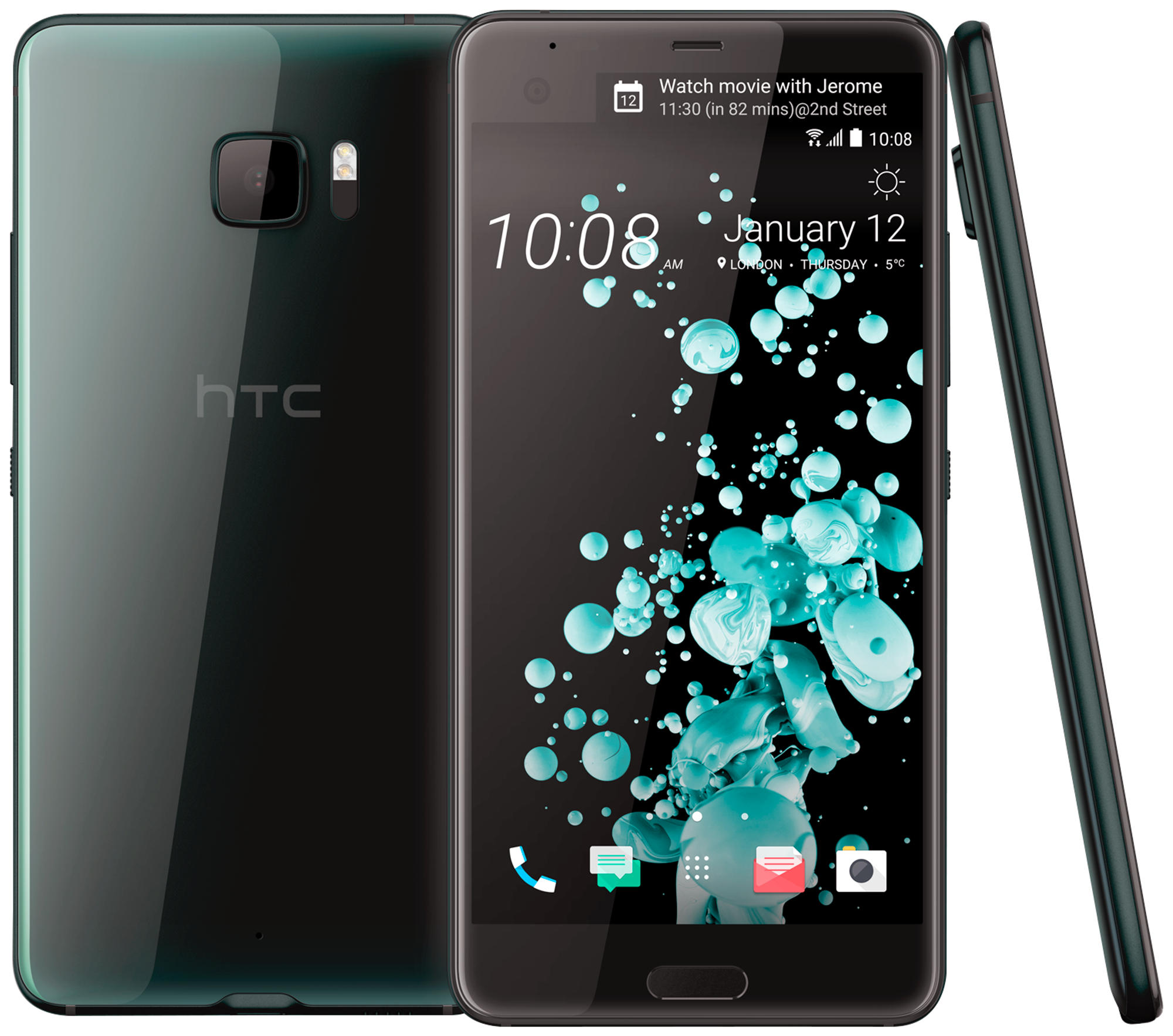 HTC U Ultra 64 GB Brilliant Black