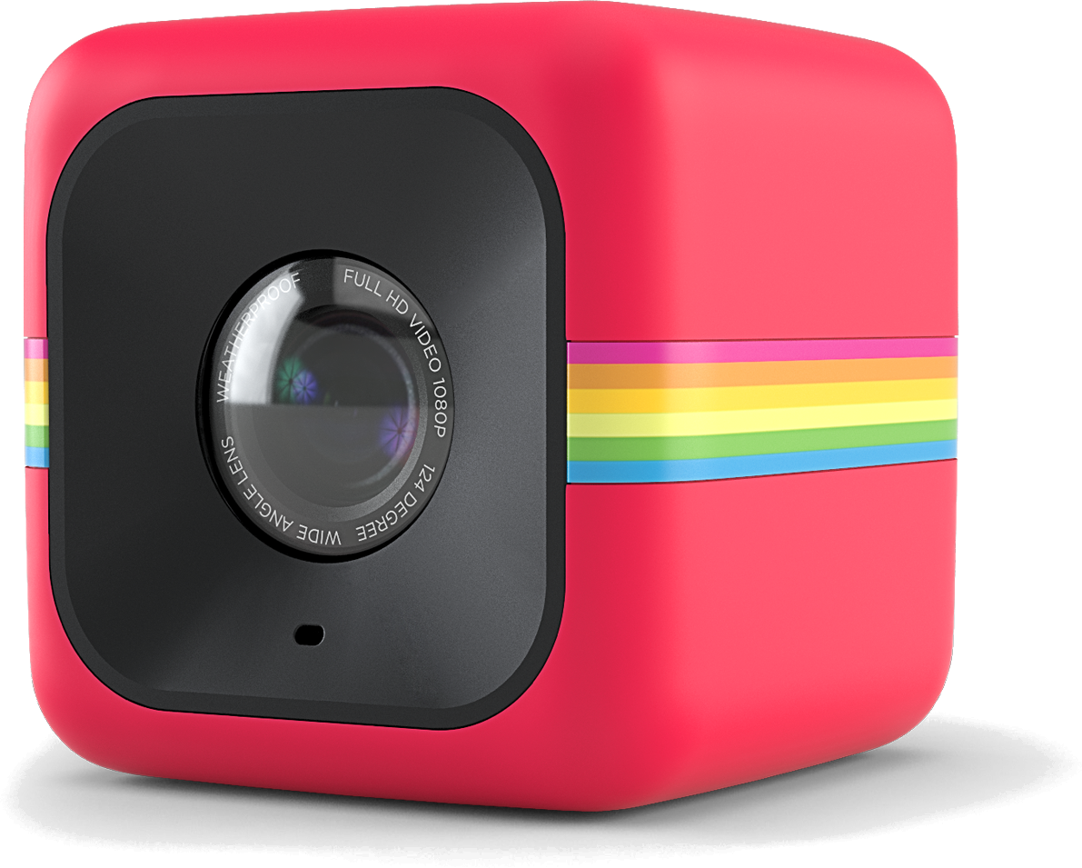 POLAROID Cube Full HD Lifestyle akciókamera, piros