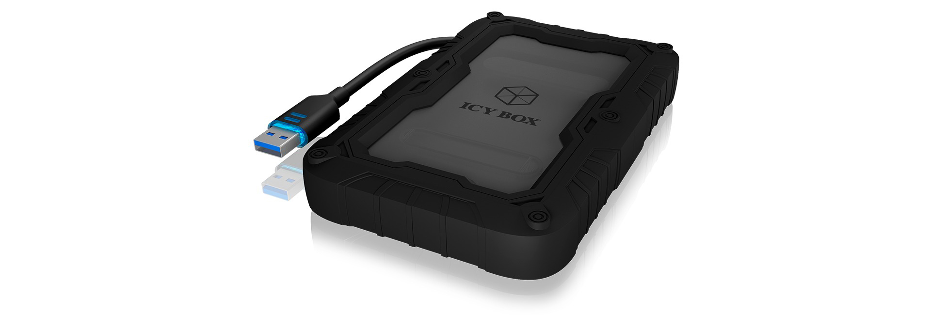 ICY BOX IB-AC603PL-U3 Adapterkabel, Schwarz