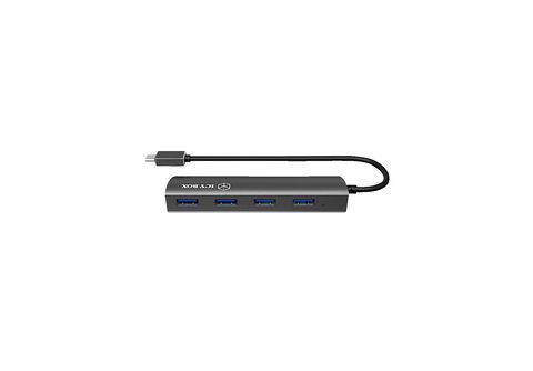 RAIDSONIC IB-AC6405-C, USB-Hub, Schwarz USB-Hub Schwarz kaufen