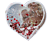 DÖRR Heart szív alakú hógömb