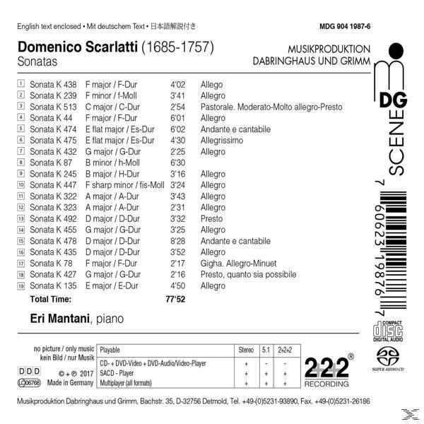 Eri Mantani - Sonaten  - (SACD Hybrid)