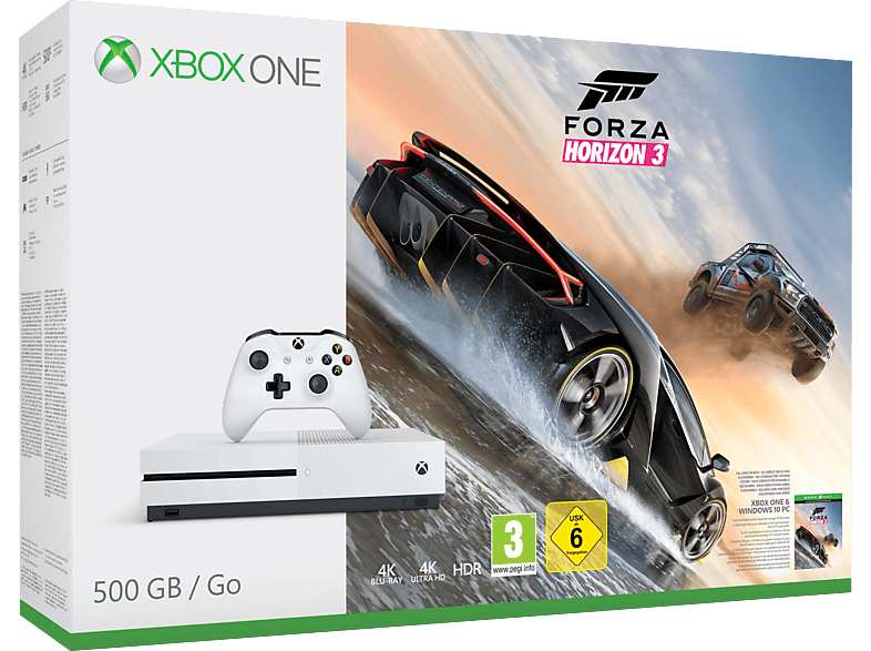 Microsoft Xbox One S 500gb Konsole Forza Horizon 3 Bundle Mediamarkt