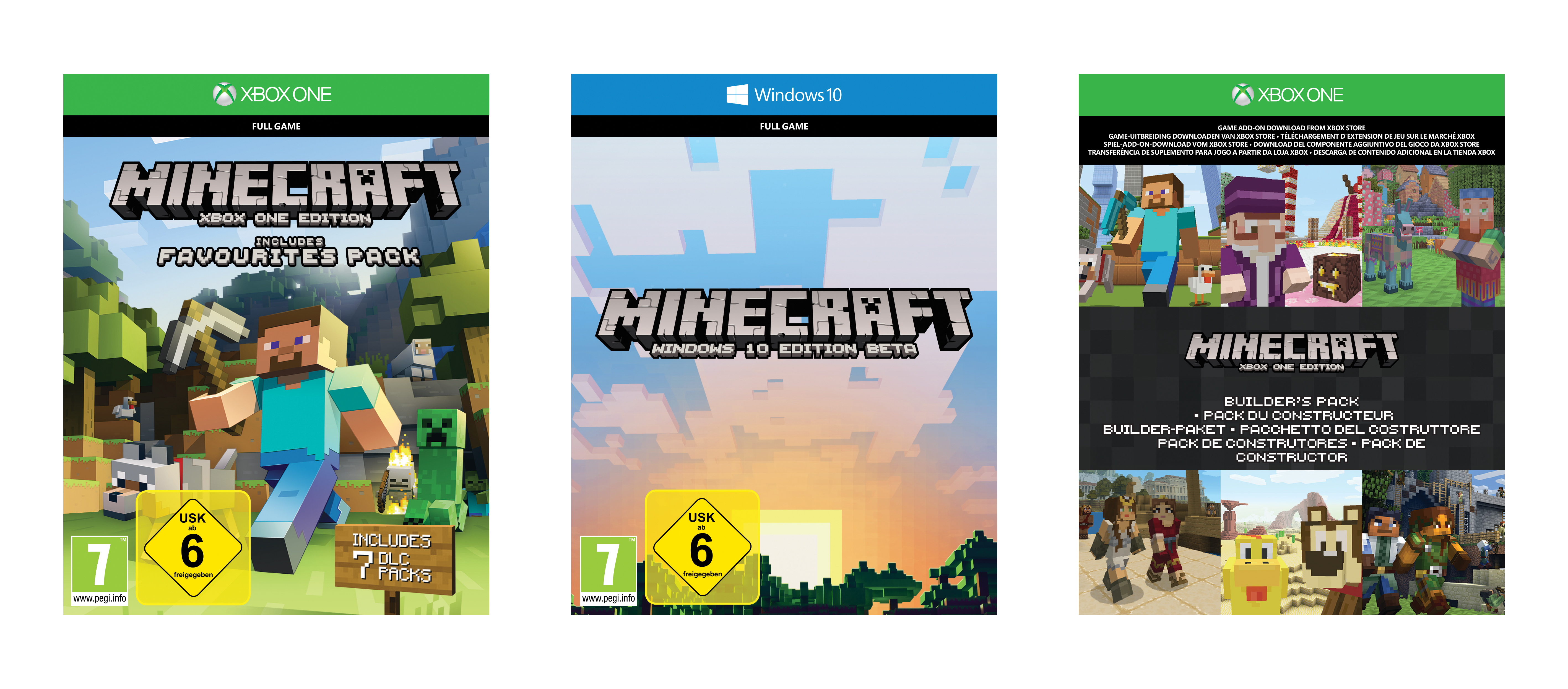 MICROSOFT Xbox One S 500GB Konsole - Minecraft Bundle