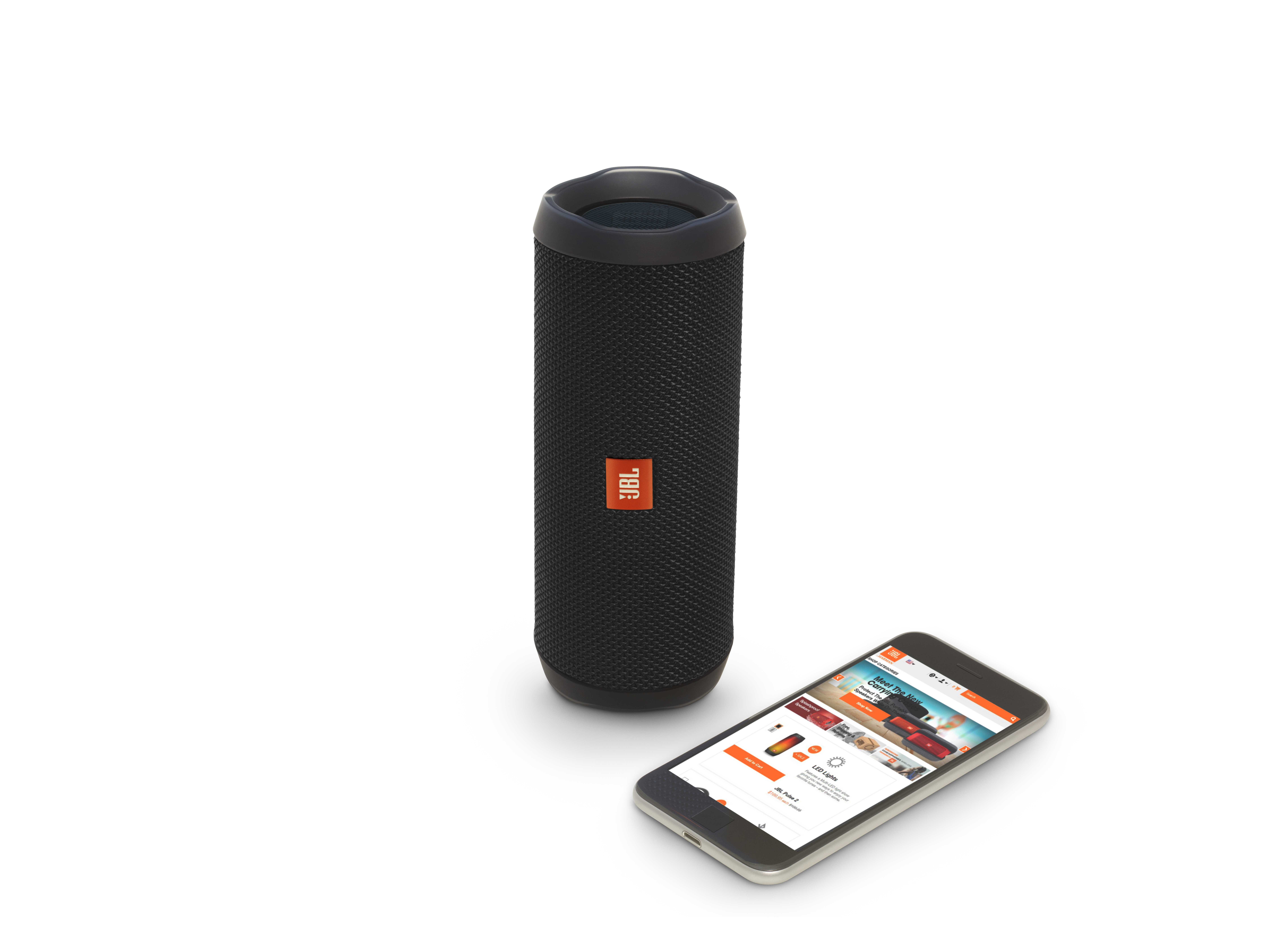 JBL Bluetooth Lautsprecher Flip 4 mit Sprachsteuerung, schwarz