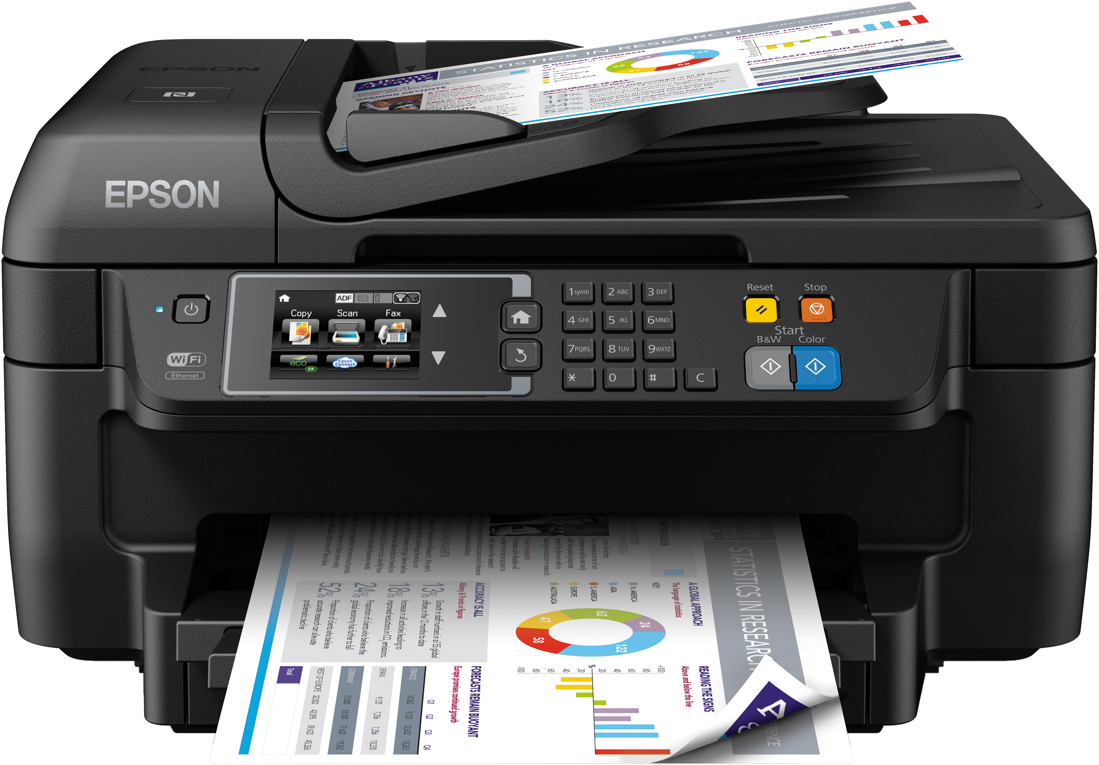 EPSON WorkForce WF-2760DWF 4-in-1 Tinten-Multifunktionsdrucker
