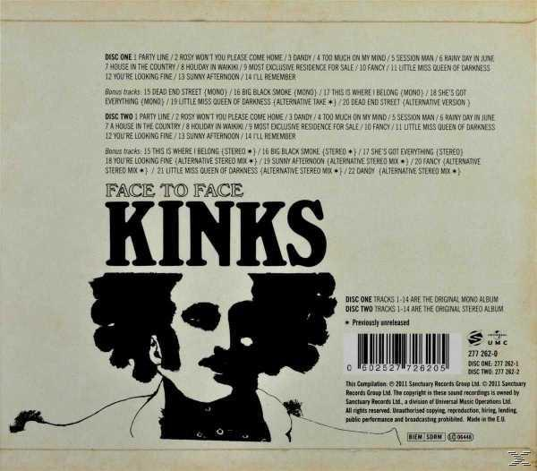The Kinks - To (Deluxe (CD) Face Edition) Face 