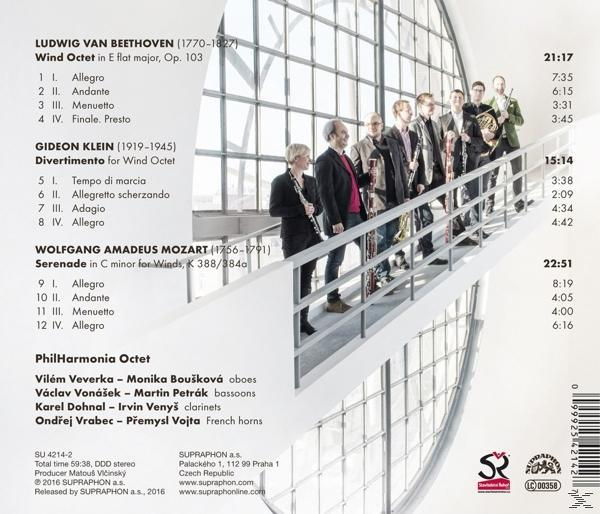 Philharmonia Octet - Music for Wind Instruments  - (CD)